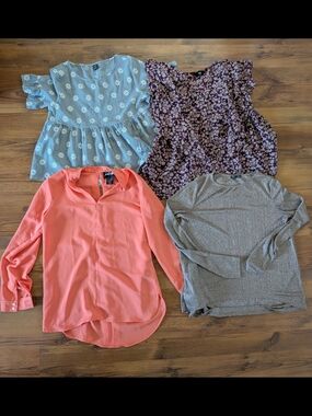Lot Of 4 Beautiful Women's Tops